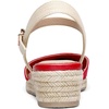 image:imageDREAM PAIRS Womens Closed Toe Elastic Ankle Strap Espadrilles Wedge SandalsRed