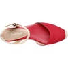 image:imageDREAM PAIRS Womens Closed Toe Elastic Ankle Strap Espadrilles Wedge SandalsRed