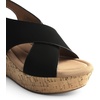 image:imageDREAM PAIRS Womens Comfortable Ankle Strap Platform Wedge Sandals for Women Casual Dressy SummerBlack
