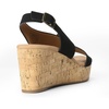image:imageDREAM PAIRS Womens Comfortable Ankle Strap Platform Wedge Sandals for Women Casual Dressy SummerBlack