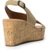 image:imageDREAM PAIRS Womens Comfortable Ankle Strap Platform Wedge Sandals for Women Casual Dressy SummerKhaki