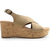 image:imageDREAM PAIRS Womens Comfortable Ankle Strap Platform Wedge Sandals for Women Casual Dressy SummerKhaki