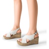 image:imageDREAM PAIRS Womens Comfortable Ankle Strap Platform Wedge Sandals for Women Casual Dressy SummerWhite