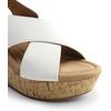 image:imageDREAM PAIRS Womens Comfortable Ankle Strap Platform Wedge Sandals for Women Casual Dressy SummerWhite