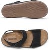 image:imageDREAM PAIRS Womens Comfortable Dressy Flats Sandals Open Toe One Band Casual Walking Sandals for SummerBlack