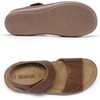 image:imageDREAM PAIRS Womens Comfortable Dressy Flats Sandals Open Toe One Band Casual Walking Sandals for SummerBrown