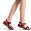 image:imageDREAM PAIRS Womens Comfortable Dressy Flats Sandals Open Toe One Band Casual Walking Sandals for SummerRed
