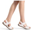 image:imageDREAM PAIRS Womens Comfortable Dressy Flats Sandals Open Toe One Band Casual Walking Sandals for SummerWhite