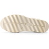 image:imageDREAM PAIRS Womens Comfortable Low Wedge Sandals Open Toe Slip On Strappy Flat Sandals with Elastic Ankle StrapWhitepu