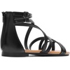 image:imageDREAM PAIRS Womens Dressy Gladiator Summer Cross Strappy Sandals Comfort Flat Casual Beach Fisherman Thong sandalsBlackpu