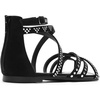 image:imageDREAM PAIRS Womens Dressy Gladiator Summer Cross Strappy Sandals Comfort Flat Casual Beach Fisherman Thong sandalsBlacksuede