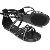 image:imageDREAM PAIRS Womens Dressy Gladiator Summer Cross Strappy Sandals Comfort Flat Casual Beach Fisherman Thong sandalsBlacksuede