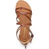 image:imageDREAM PAIRS Womens Dressy Gladiator Summer Cross Strappy Sandals Comfort Flat Casual Beach Fisherman Thong sandalsBrown
