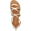 image:imageDREAM PAIRS Womens Dressy Gladiator Summer Cross Strappy Sandals Comfort Flat Casual Beach Fisherman Thong sandalsGold