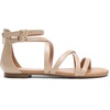 image:imageDREAM PAIRS Womens Dressy Gladiator Summer Cross Strappy Sandals Comfort Flat Casual Beach Fisherman Thong sandalsNude