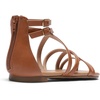 image:imageDREAM PAIRS Womens Dressy Gladiator Summer Cross Strappy Sandals Comfort Flat Casual Beach Fisherman Thong sandalsTan