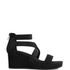 image:imageDREAM PAIRS Womens Elastic Ankle Strap Open Toe Platform Wedge Sandals Comfortable Summer ShoesBlack