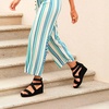 image:imageDREAM PAIRS Womens Elastic Ankle Strap Open Toe Platform Wedge Sandals Comfortable Summer ShoesBlack