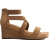 image:imageDREAM PAIRS Womens Elastic Ankle Strap Open Toe Platform Wedge Sandals Comfortable Summer ShoesCamel