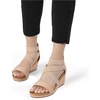image:imageDREAM PAIRS Womens Elastic Ankle Strap Open Toe Platform Wedge Sandals Comfortable Summer ShoesNude