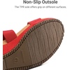 image:imageDREAM PAIRS Womens Elastic Ankle Strap Open Toe Platform Wedge Sandals Comfortable Summer ShoesRed