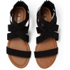 image:imageDREAM PAIRS Womens Elastic Ankle Strap Sandals Gladiator Strappy Low Wedges SandalsBlack