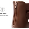 image:imageDREAM PAIRS Womens Elastic Ankle Strap Sandals Gladiator Strappy Low Wedges SandalsDark Brownelastic