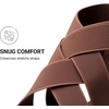 image:imageDREAM PAIRS Womens Elastic Ankle Strap Sandals Gladiator Strappy Low Wedges SandalsDark Brownelastic