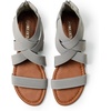 image:imageDREAM PAIRS Womens Elastic Ankle Strap Sandals Gladiator Strappy Low Wedges SandalsGrey