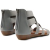 image:imageDREAM PAIRS Womens Elastic Ankle Strap Sandals Gladiator Strappy Low Wedges SandalsGrey