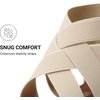 image:imageDREAM PAIRS Womens Elastic Ankle Strap Sandals Gladiator Strappy Low Wedges SandalsNude