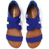 image:imageDREAM PAIRS Womens Elastic Ankle Strap Sandals Gladiator Strappy Low Wedges SandalsRoyalBlue