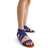 image:imageDREAM PAIRS Womens Elastic Ankle Strap Sandals Gladiator Strappy Low Wedges SandalsRoyalBlue