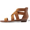 image:imageDREAM PAIRS Womens Elastic Ankle Strap Sandals Gladiator Strappy Low Wedges SandalsTan