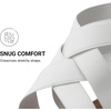 image:imageDREAM PAIRS Womens Elastic Ankle Strap Sandals Gladiator Strappy Low Wedges SandalsWhite