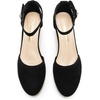 image:imageDREAM PAIRS Womens Espadrilles Closed Toe Ankle Strap Dressy Platform Wedge SandalsBlack1