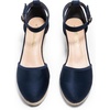 image:imageDREAM PAIRS Womens Espadrilles Closed Toe Ankle Strap Dressy Platform Wedge SandalsNavysuede