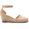 image:imageDREAM PAIRS Womens Espadrilles Closed Toe Ankle Strap Dressy Platform Wedge SandalsNudesuede