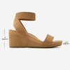 image:imageDREAM PAIRS Womens Nini Ankle Strap Platform Wedge SandalsCamel