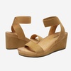 image:imageDREAM PAIRS Womens Nini Ankle Strap Platform Wedge SandalsCamel