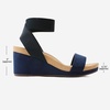 image:imageDREAM PAIRS Womens Nini Ankle Strap Platform Wedge SandalsNavy