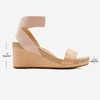 image:imageDREAM PAIRS Womens Nini Ankle Strap Platform Wedge SandalsNude
