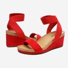 image:imageDREAM PAIRS Womens Nini Ankle Strap Platform Wedge SandalsRed