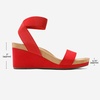 image:imageDREAM PAIRS Womens Nini Ankle Strap Platform Wedge SandalsRed