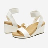 image:imageDREAM PAIRS Womens Nini Ankle Strap Platform Wedge SandalsWhitePu