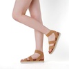 image:imageDREAM PAIRS Womens Open Toe Ankle Strap Espadrille Flatform Platform Wedge SandalsCamel