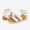 image:imageDREAM PAIRS Womens Open Toe Ankle Strap Espadrille Flatform Platform Wedge SandalsWhite