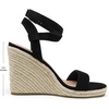 image:imageDREAM PAIRS Womens Open Toe Espadrilles Dressy Platform Sandals Buckle Ankle Strap Stylish Wedges Summer Dressy SandalsBlackSuede