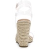 image:imageDREAM PAIRS Womens Open Toe Espadrilles Dressy Platform Sandals Buckle Ankle Strap Stylish Wedges Summer Dressy SandalsClearNudePu