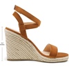 image:imageDREAM PAIRS Womens Open Toe Espadrilles Dressy Platform Sandals Buckle Ankle Strap Stylish Wedges Summer Dressy SandalsTanSuede
